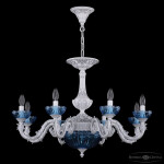 Фото 4 Люстра хрустальная AL79101P/8/250 WMN P Aquamarine/M-1G Bohemia Ivele Crystal
