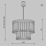 Фото 1 Подвесной светильник Maytoni MOD539PL-09MG