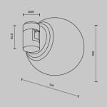 Фото 2 Трековый светильник Technical TR229-1-5W3K-PT