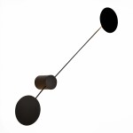 Фото 1 SL6006.401.02 Светильник настенный ST-Luce Черный/Черный LED 2*5W 3000K ТОНДО