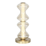 Фото SL6136.214.01 Прикроватная лампа ST-Luce золото/коньячный LED 1*12W 3000K СПАЙН