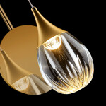 Фото 4 Настенный светильник MB24001004-1A gold/clear