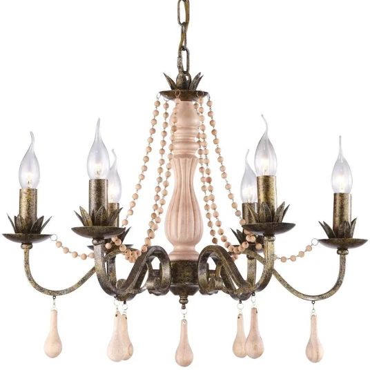 Фото Подвесная люстра Arte Lamp ROSARIO A1832LM-6GA