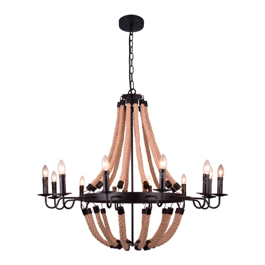 Фото Подвесная люстра Arte Lamp MARSIGLIA A8956LM-12BK