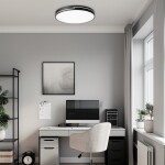 Фото 1 CL72495GL1 Купер Лайн Черный Св-к Потол. с RGB