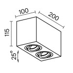 Фото 5 Потолочный светильник Technical C017CL-02B