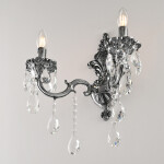 Фото 3 Бра с хрустальными подвесками AL7801B14/2/175 B NB Bohemia Ivele Crystal