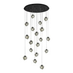 Фото 2 SL1175.403.18 Светильник подвесной ST-Luce Черный/Серо-зеленый E14 18*40W PORTICI