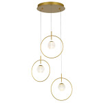 Фото 1 Подвесной светильник MD21001043-3A gold