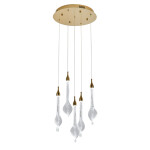 Фото 1 Подвесной светильник OD2433-5 gold/clear