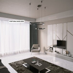 Фото 5 Люстра Crystal Lux FORTUNA SP123W LED BLACK