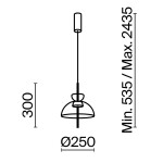 Фото 1 Подвесной светильник Maytoni MOD185PL-L11B3K2