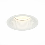 Фото 1 ST202.508.01 Св-к встр. Белый GU10 1*50W  D89xH40 220V Без ламп Встраиваемые светильники