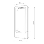 Фото 1 SL9506.405.01 Светильник уличный наземный ST-Luce Черный LED 1*7W 4000K ERTA