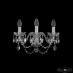 Фото 2 Бра хрустальные 1402B/3/160 Ni Bohemia Ivele Crystal