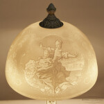 Фото 3 Настольная лампа с косятным фарфором AL78100L/25 WMG Pair Bohemia Ivele Crystal