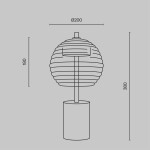 Фото 5 Настольный светильник Maytoni P060TL-L12BK