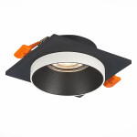 Фото 4 ST206.418.01 Св-к встр. Черный GU10 1*50W  L92xW92xH38 220V Без ламп Встраиваемые светильники