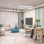 Фото 4 Люстры Crystal Lux MAESTRO SP-PL10 L1100 GOLD