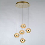 Фото 2 Подвесной светильник MD22030002-5A gold/champagne