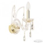 Фото 2 Бра хрустальные 105B/1/141 G Bohemia Ivele Crystal