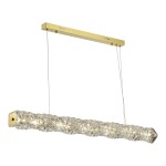 Фото 4 SL6010.203.30 Светильник подвесной ST-Luce Золотистый/Прозрачный LED 1*30W ESPIRA