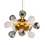 Фото 1 Люстра KR1197P-12 smoky/clear