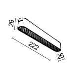 Фото 4 Трековый светильник Technical TR084-1-12W3K-W