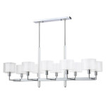 Фото 3 Люстры Crystal Lux MAESTRO SP-PL10 L1100 CHROME