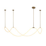 Фото 5 Подвесной светильник 10521P brass/white