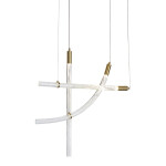 Фото 2 Подвесной светильник OD2412-3 gold/clear