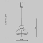 Фото 3 Подвесной светильник Maytoni MOD185PL-L12CG3K2