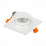 Фото 3 ST208.518.01 Св-к встр. Белый GU10 1*50W  L94xW94xH40 220V Без ламп Встраиваемые светильники