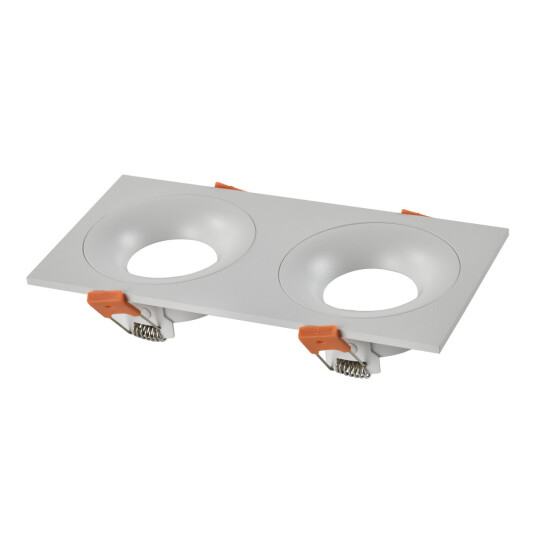 Фото ST259.508.02 Св-к встр. Белый GU10 2*50W IP44 L100xW200xH40 -V Без ламп Встраиваемые светильники