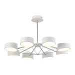 Фото 4 SLE6005-502-08 Светильник потолочный Белый, Хром/Белый LED 8*10W VALLE