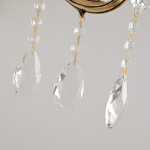 Фото 4 Бра с хрустальными подвесками AL7801B14/2/175 A GB Bohemia Ivele Crystal