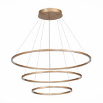 Фото 1 ST605.203.114 Cветильник подвесной SMART ST-Luce Золотистый/Белый LED 1*114W 2800-6500K AURA