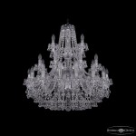 Фото 3 Люстра хрустальная 1409/16+8+4/300/3d Ni