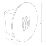 Фото 1 Светильник уличный настенный