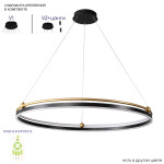 Фото 3 Люстра Crystal Lux FERNANDO SP88W LED BLACK/GOLD
