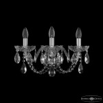 Фото 2 Бра хрустальные 1402B/3/160/XL Ni Bohemia Ivele Crystal