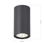 Фото 1 SL9514.702.01 Светильник уличный потолочный ST-Luce серый/белый LED 1*7W 3000K TUBO