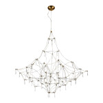 Фото 3 SL6601.213.114 Светильник подвесной ST-Luce Золотистый/Прозрачный LED 114*0,5W 3000K ГРАВЕТТА