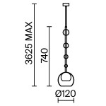 Фото 3 Подвесной светильник Maytoni MOD227PL-01B1