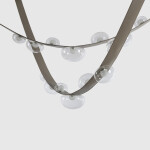 Фото 3 Светильник подвесной Crystal Lux BOSQUE SP7 L3000 GREY/TRANSPARENT