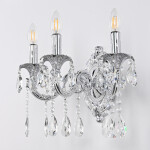 Фото 2 Бра с хрустальными подвесками AL7901B10/3/175 A NW Bohemia Ivele Crystal
