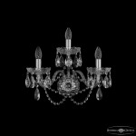 Фото 2 Бра хрустальные 1402B/2+1/195/XL Ni Bohemia Ivele Crystal