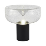 Фото SL6014.424.01 Прикроватная лампа ST-Luce Черный/С пузырьками воздуха E27 1*40W РИПЛ