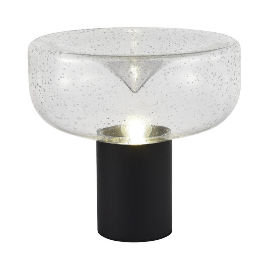 Фото SL6014.424.01 Прикроватная лампа ST-Luce Черный/С пузырьками воздуха E27 1*40W РИПЛ