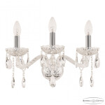 Фото 2 Бра хрустальные 107B/3/165 Ni Bohemia Ivele Crystal